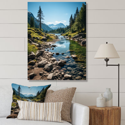 Behja Canada, paysage d'émeraude sauvage sur toile
