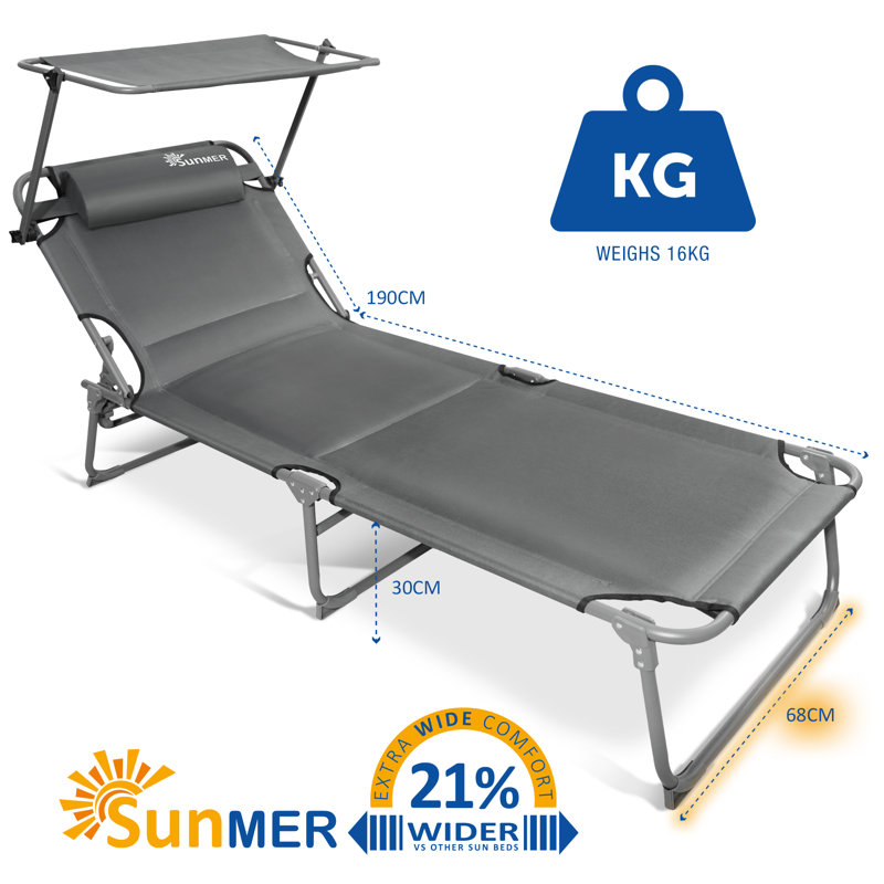 190cm Long Chaise Lounge Set