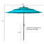 Parasol de marché Gomer-276267954