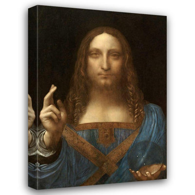 ArtDirect Da Vinci, Leonardo Gallery Wrapped Canvas Art Titled: Salvator Mundi