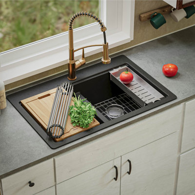 Évier de cuisine à quartz 33 L