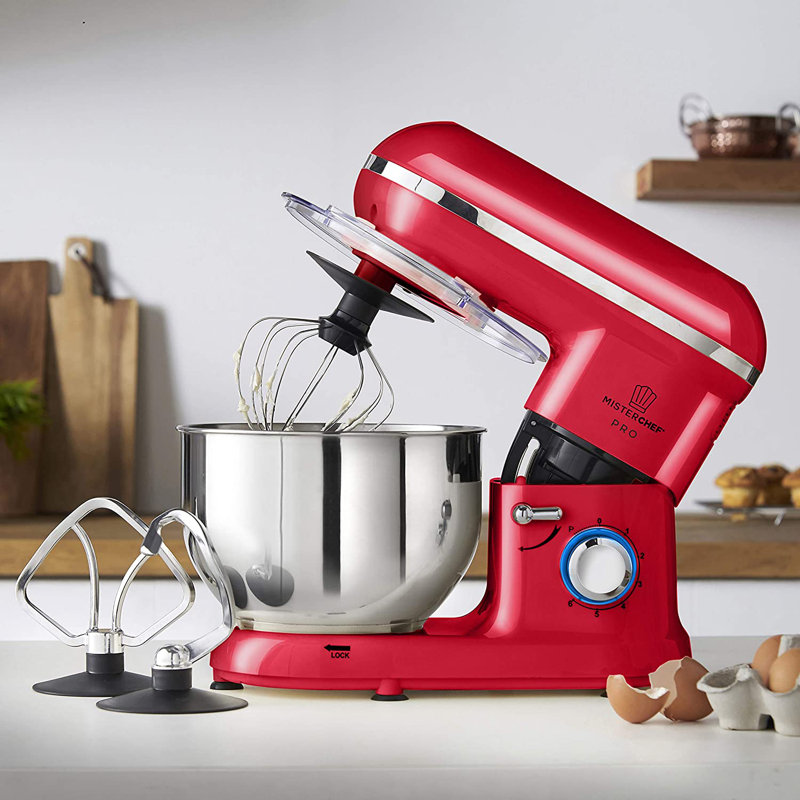 Food Stand Mixer Red