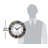 Outdoor Round Polyresin Wall Clock 13 Inches - Multi-Color