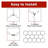 Modern Hexagon LED Ceiling Light with 14 Girds, DIY Honeycomb Design for Garage, Studio, Gym or Game Room (Set of 14)