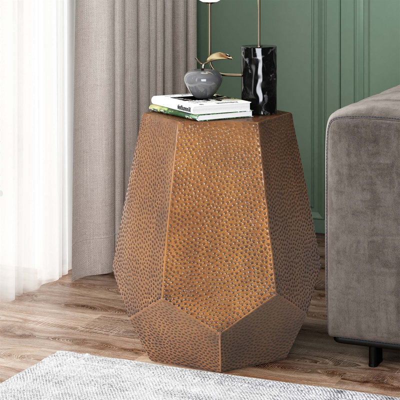 Table de bout Berghildur, Bronze antique