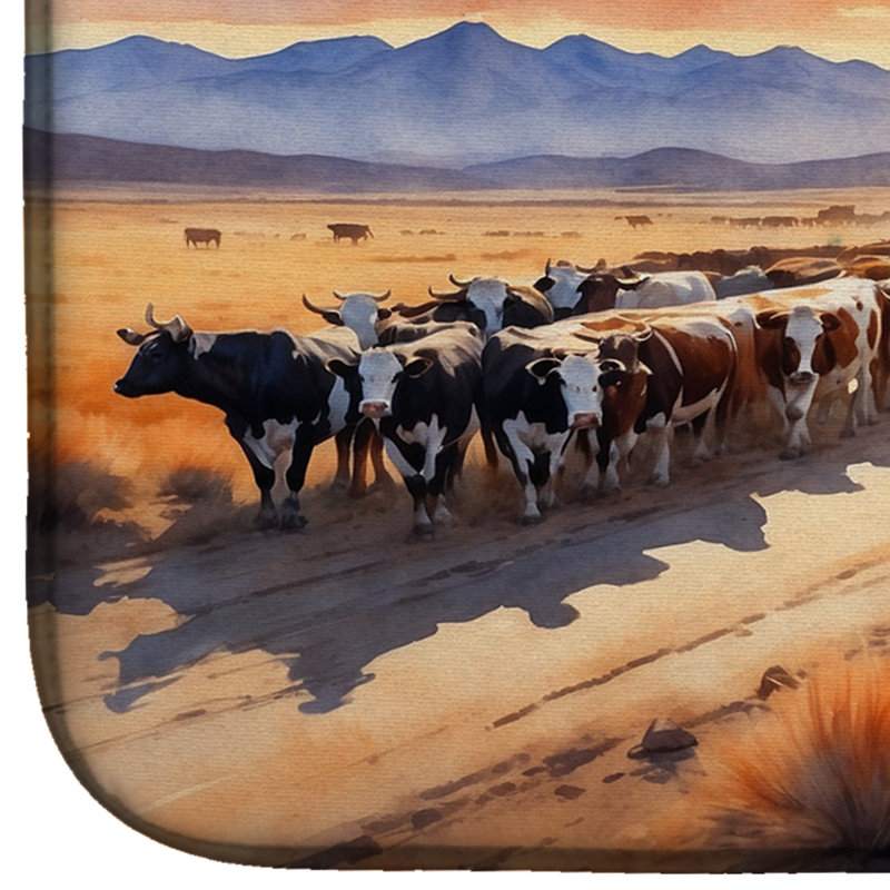 Tapis de séchage pour bovins