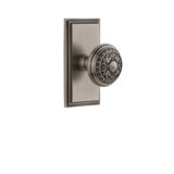 Grandeur Carré Plate Single Dummy with Windsor Door Knob