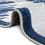 Tapis intérieur / extérieur à motif floral gris / bleu / turquoise Otho-1810985484
