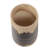 Lona Porcelain Ceramic Decorative Black Vase with Terracotta Details-1376939872