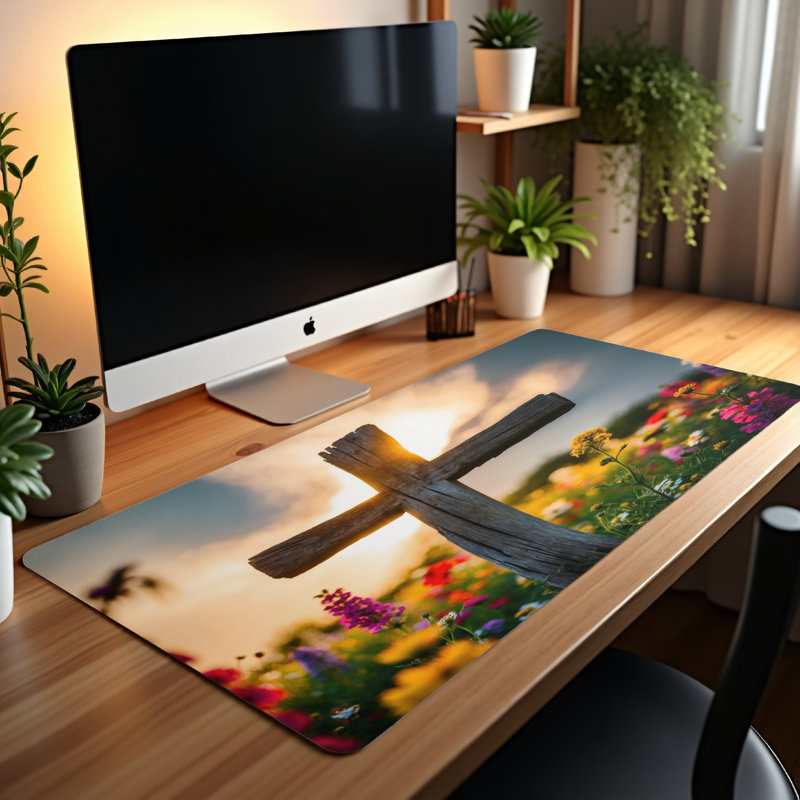 Polyester Desk Pad, 23.6x13.8