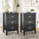 Ensemble de tables de chevet 3 tiroirs Miramontes