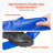 VEVOR Backwash Hose Blue High Quality Hose Complete Fittings-106445620