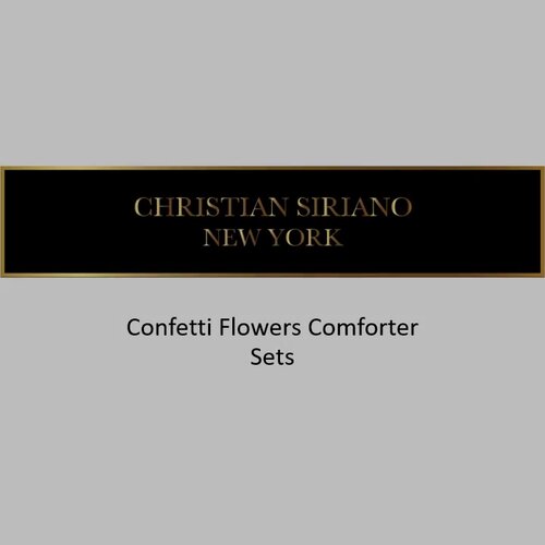 Christian Siriano Confetti Flowers 2-Piece Blush Twin XL Comforter