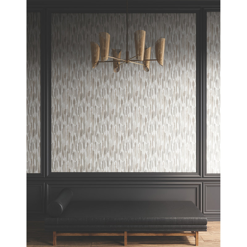 Pluie Wallpaper Roll, Gray