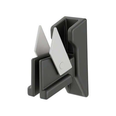Locking Terminal 1-1/8" Height Black Finish
