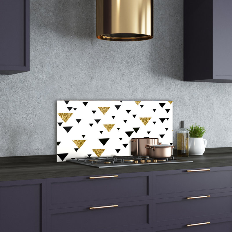 Allana 50cm W x 100cm L Glass Peel and Stick Panel
