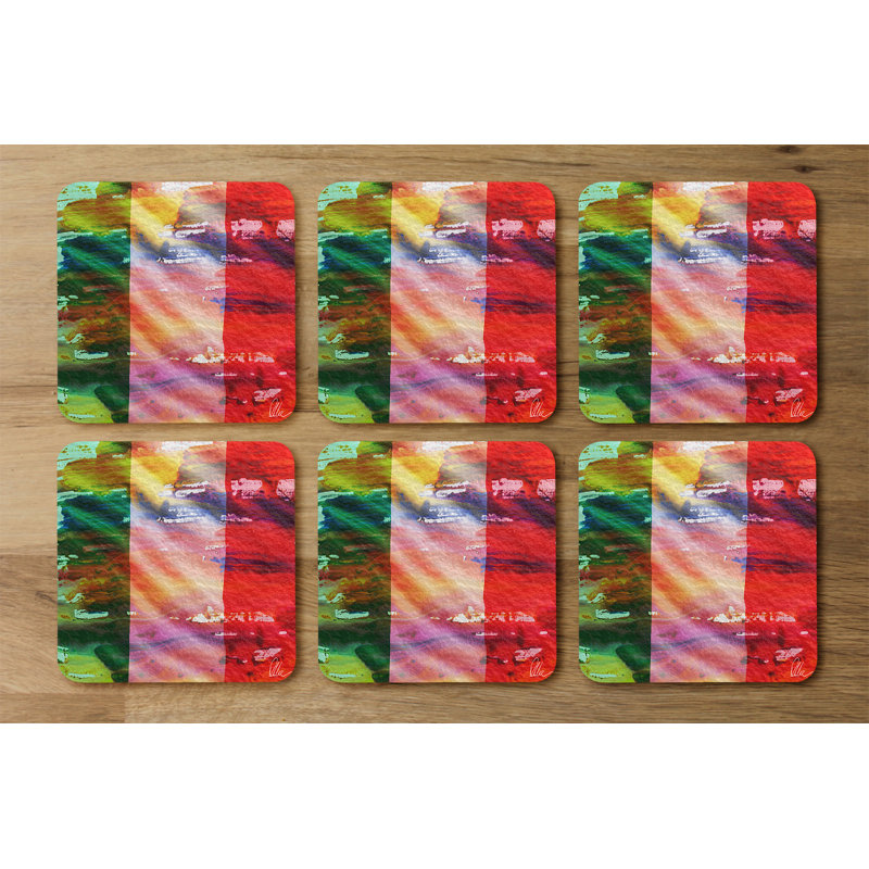 Square 6 Piece Coaster Set