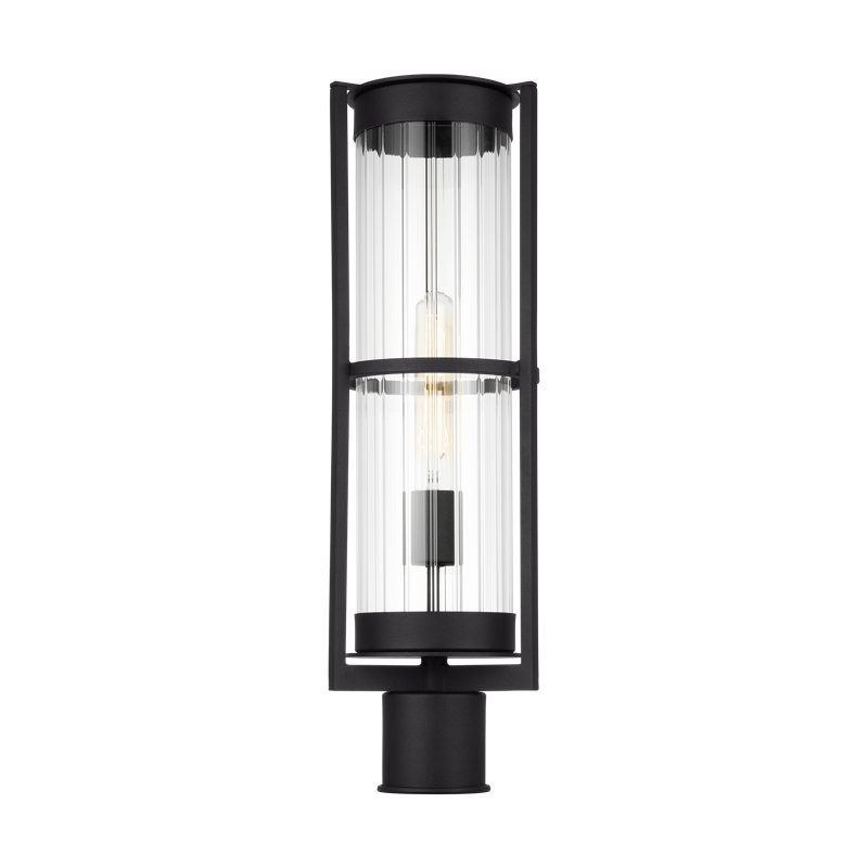 Alcona One Light Outdoor Post Lantern from , Black