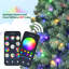  Arbre de Noël en PVC avec 280 lumières DEL Wi-Fi Music Sync - Contrôle de l'application, 917 pointes, branches articulées, effets bicolores, support en métal-1512916601