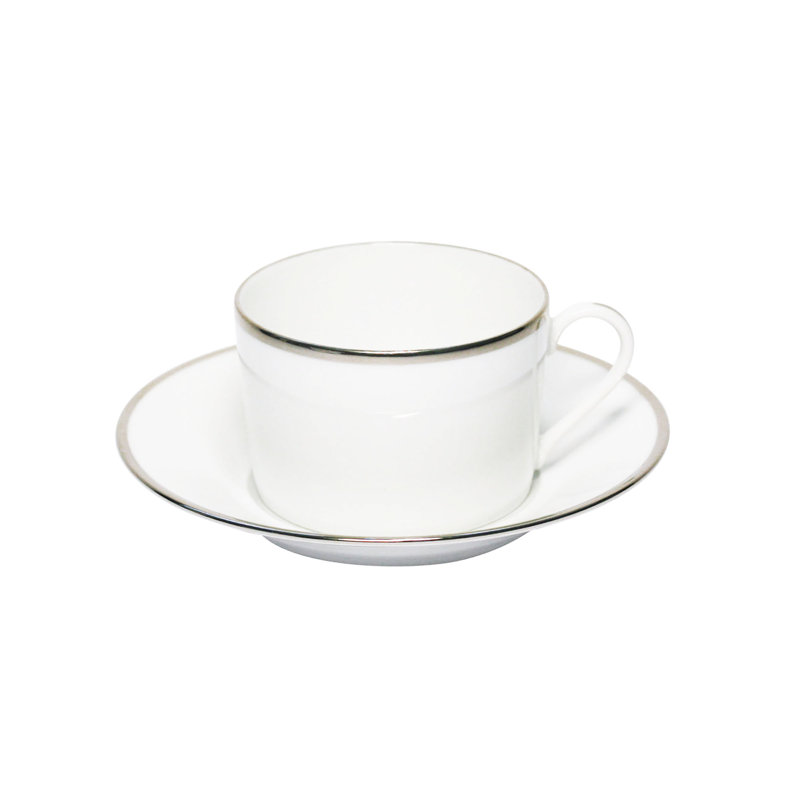 Orsay Porcelain Teacup, Platinum