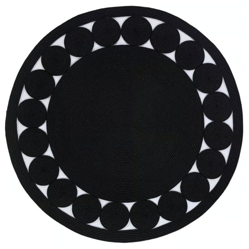 Tapis rond Seairra, Rond 5 pi 3 po