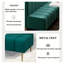 Banquette double en velours