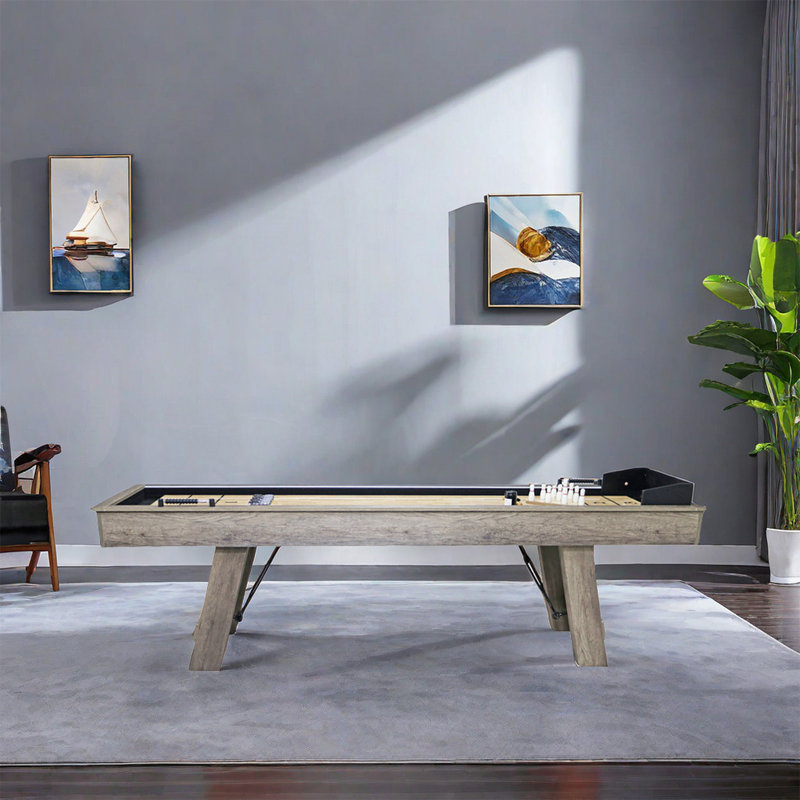 Table de jeu de palets de luxe classique 9 pieds