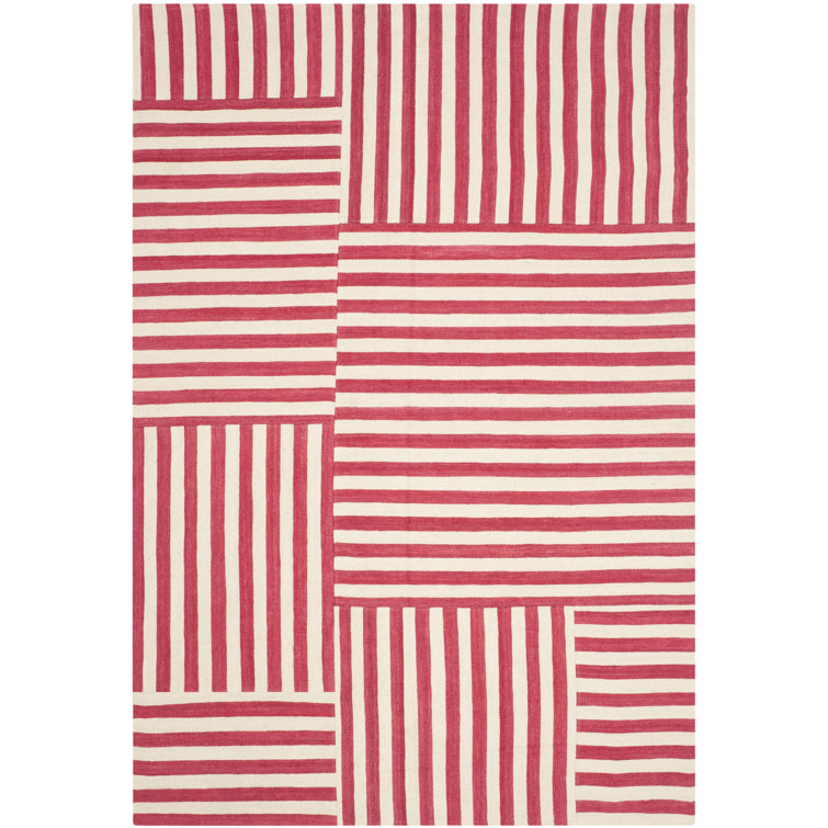 Ralph Lauren Canyon Stripe Patch Wool Striped Rug