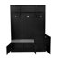 Armoire à chaussures fonctionnelle avec banc et coussin-856973328