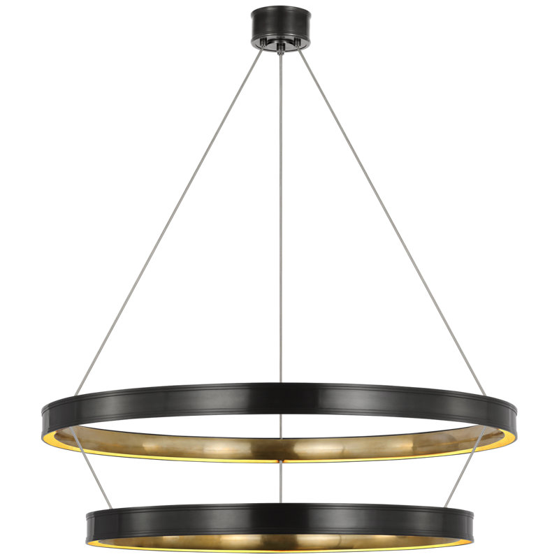 Connery 9 - Light Solid Brass LED Chandelier by Chapman & Myers