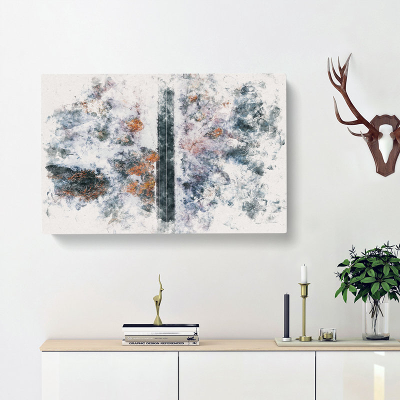 Dividing The Forest - Wrapped Canvas Print, 50cm H x 76cm W x 3cm D