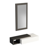 Console Table and Mirror Set 82cm Houts