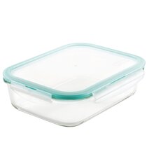 Biagino 24 oz. Food Storage Container (Set of 10) Prep & Savour Color: Blue