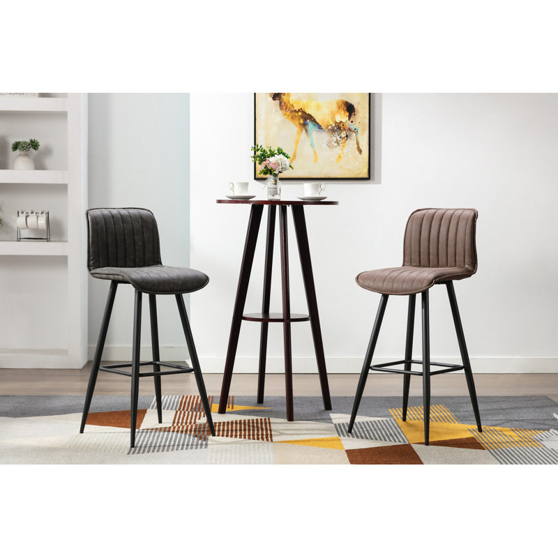 Tabouret de bar 29 po Dracut, gris