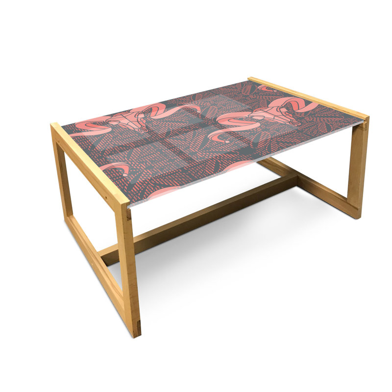 Jakevious Trestle Coffee Table, 40cm H x 91cm W x 62cm D