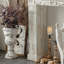 French solid wood retro art distressed fireplace decorative cabinet
