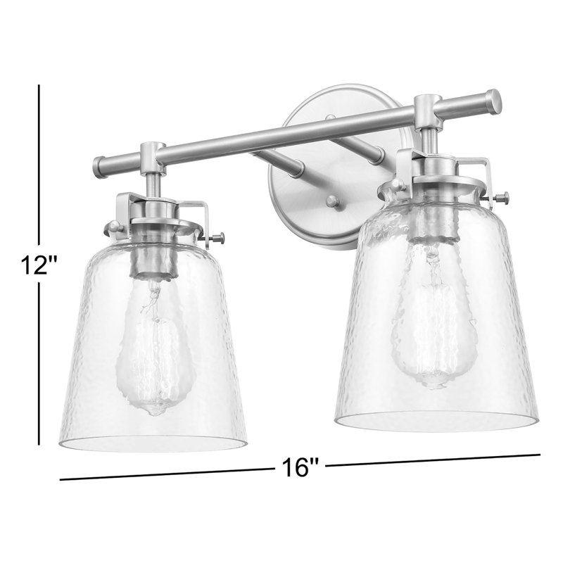 Redner 2 - Light Dimmable Vanity Light, Brushed Nickel