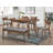 Cambel Rectangular Dining Table with Butterfly Leaf in Walnut