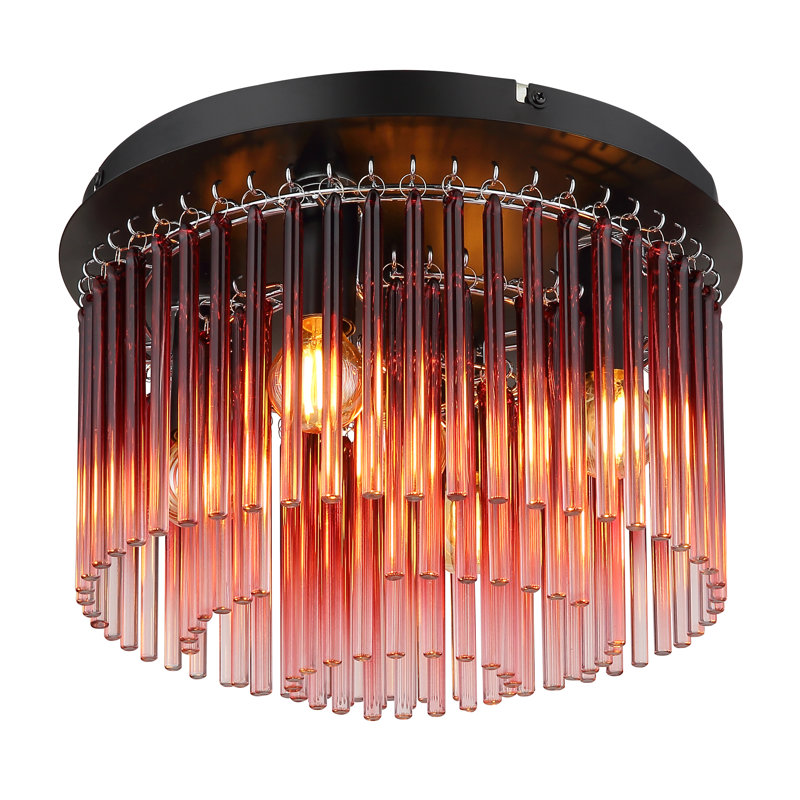 Dayanah Flush Mount, Blackberry colors