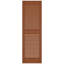 Builders Edge, TailorMade Cathedral Top Centre Mullion, Open Louvre Shutters, Includes Matching Installation Spikes (Per Pair)-105835207-105835226-105835227