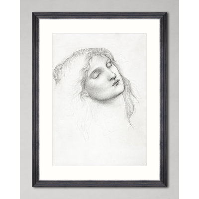 HEAD OF A WOMAN BY SIR EDWARD BURNE-JONES