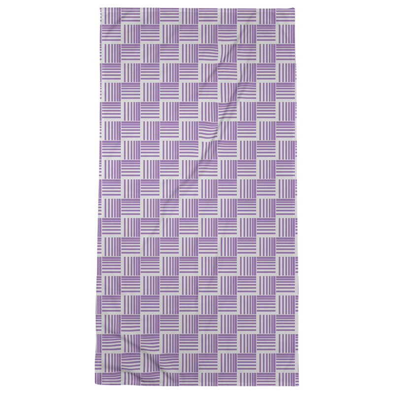 Jaya Bath Towel, Light Purple/Gray