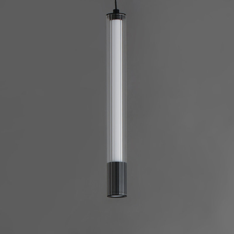 Luminaire suspendu simple Colbie, Noir