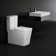 Toilette allongée deux pièces Eurocube® 1,28 GPF (économe en eau) (siège inclus)