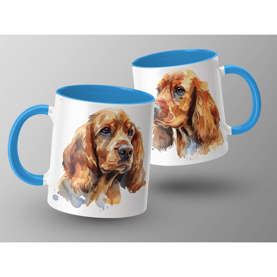 Watercolor Cocker Spaniel Design 11oz Coffee Mug