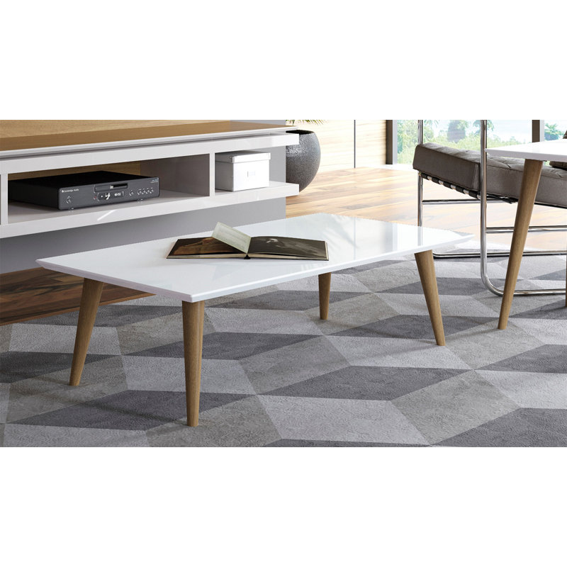 Utopia 40" Coffee Table In White, White