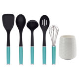 KitchenAid 6-Piece Crock with Plastic Kitchen Tool