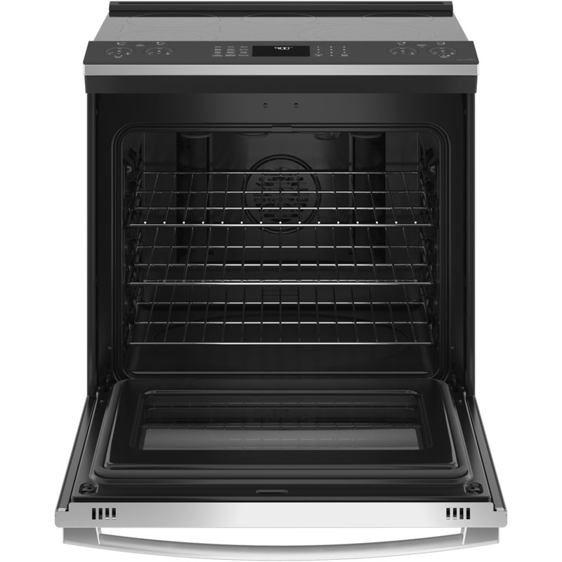 GE Profile Smart Appliances 30" 5.3 cu.ft. Slide-in Electric Range, Stainless Steel