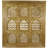 Handmade Abstract Wall Decor on Solid Wood