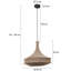 Mikes 1 - Light Black Cone Pendant-871476265